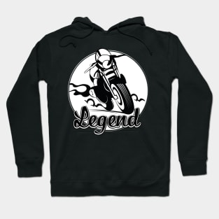 Legend Motorcycle rider Hoodie